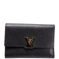Capucines Wallet Compact Black/Pink