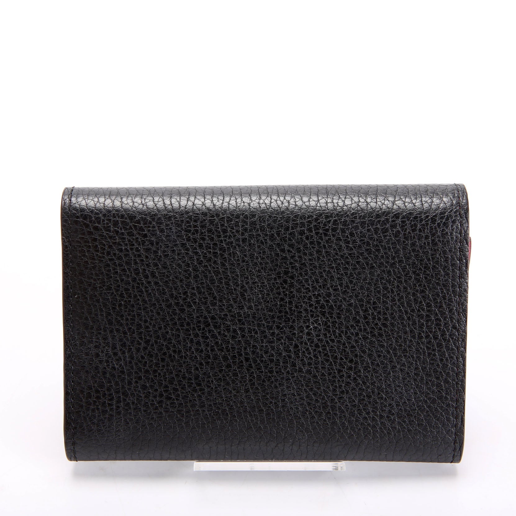 Capucines Wallet Compact Black/Pink