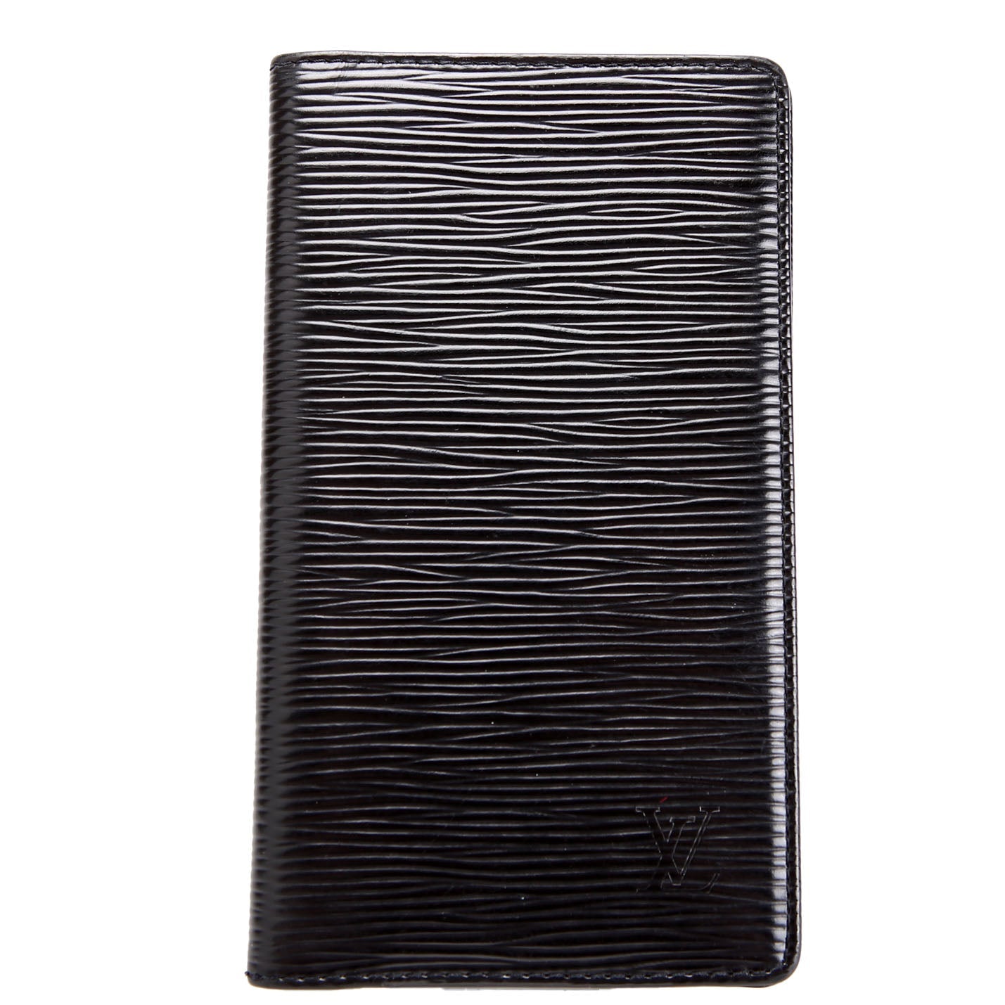 Checkbook Cover Epi Black