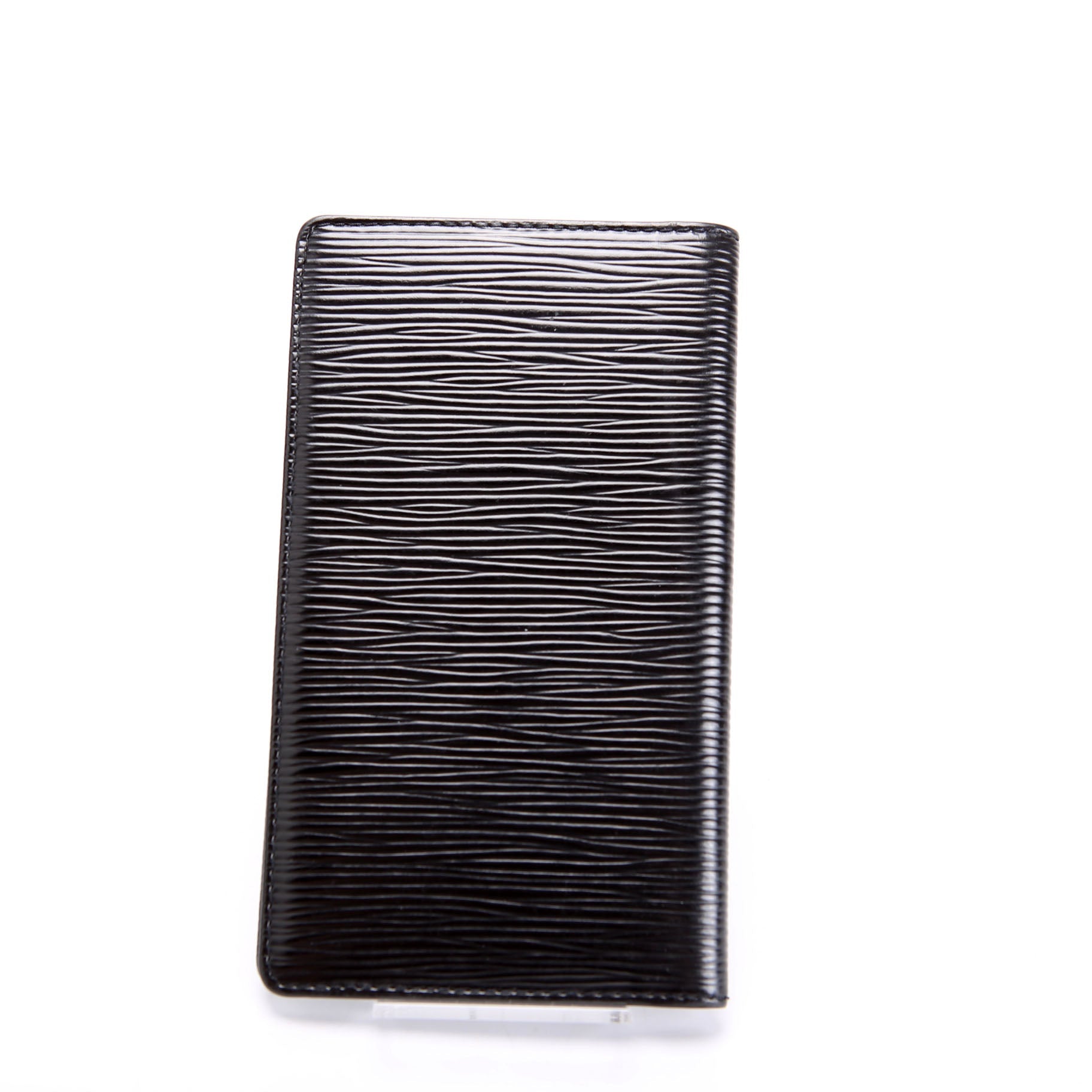 Checkbook Cover Epi Black
