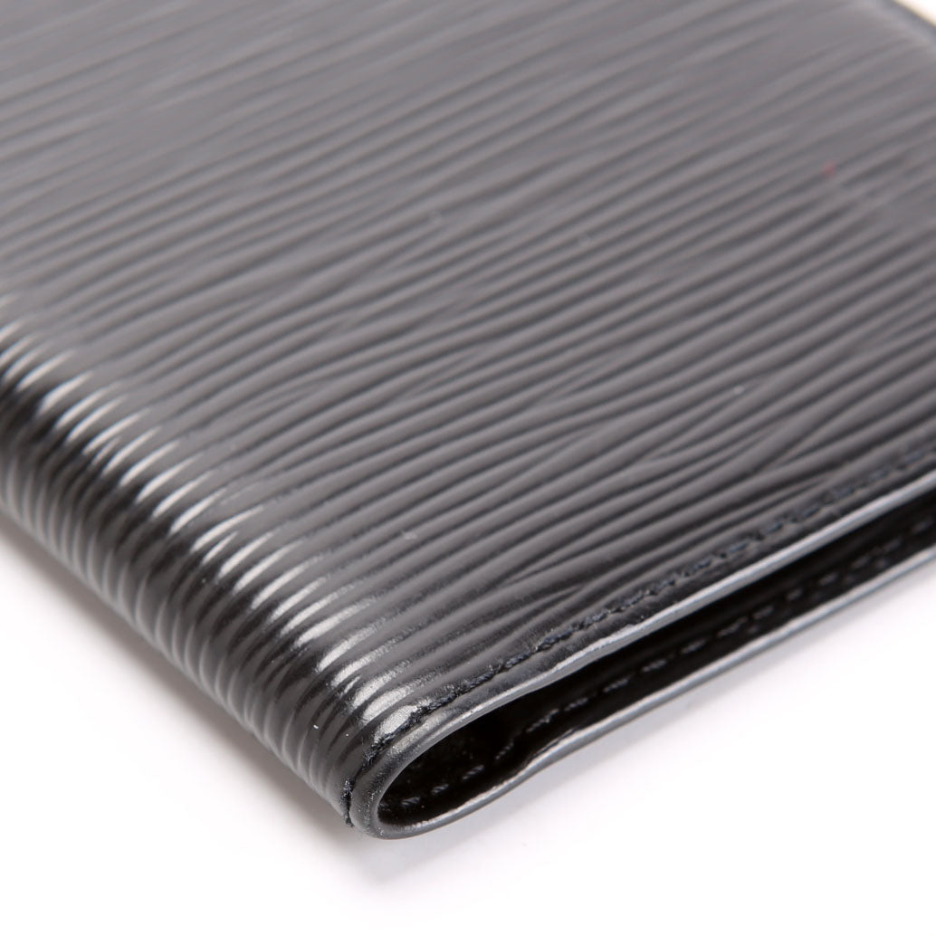 Checkbook Cover Epi Black