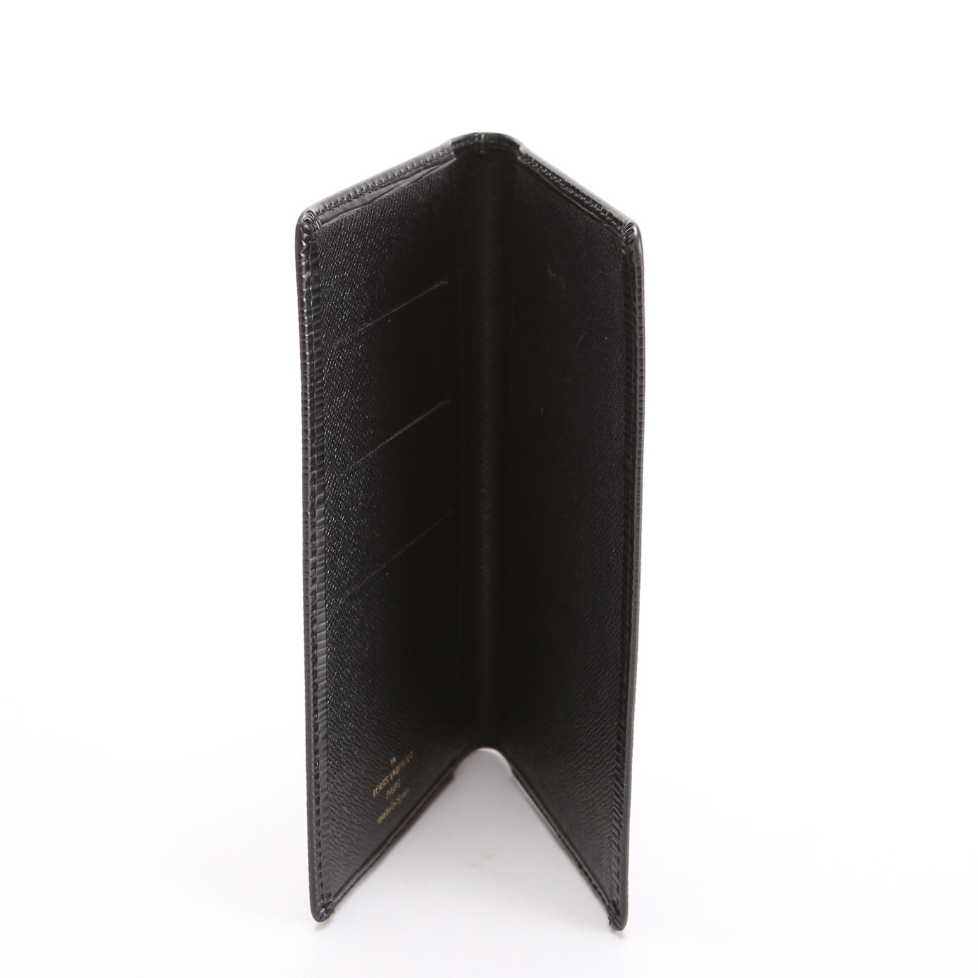 Checkbook Cover Epi Black