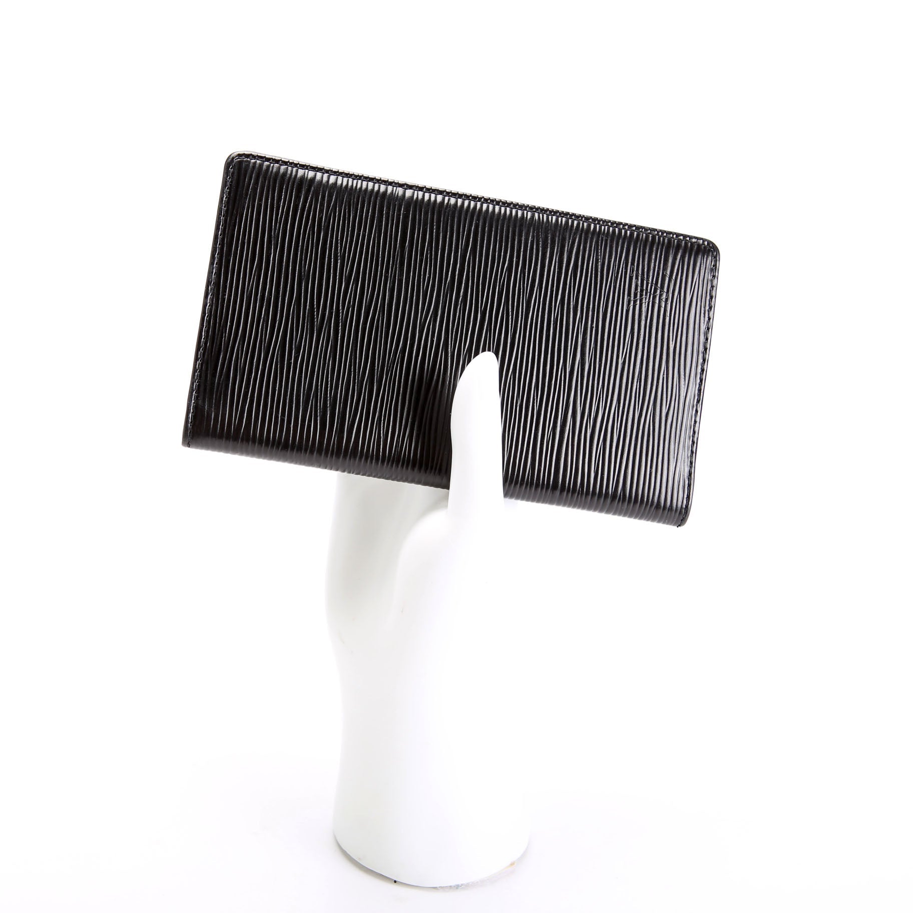 Checkbook Cover Epi Black