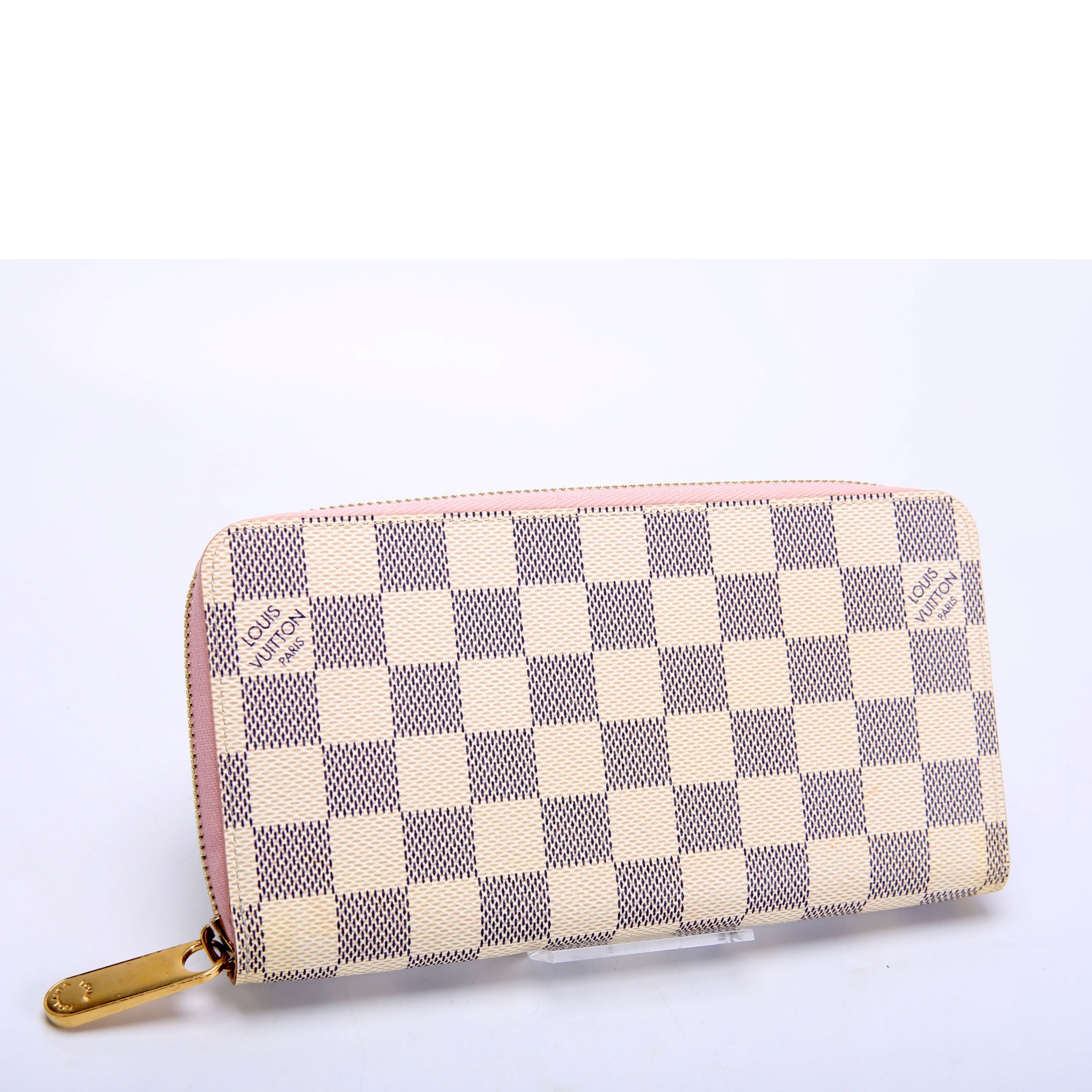Zippy Wallet Damier Azur Pink
