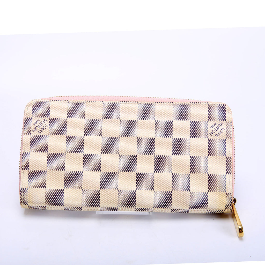 Zippy Wallet Damier Azur Pink