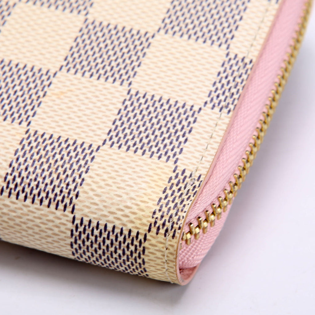 Zippy Wallet Damier Azur Pink