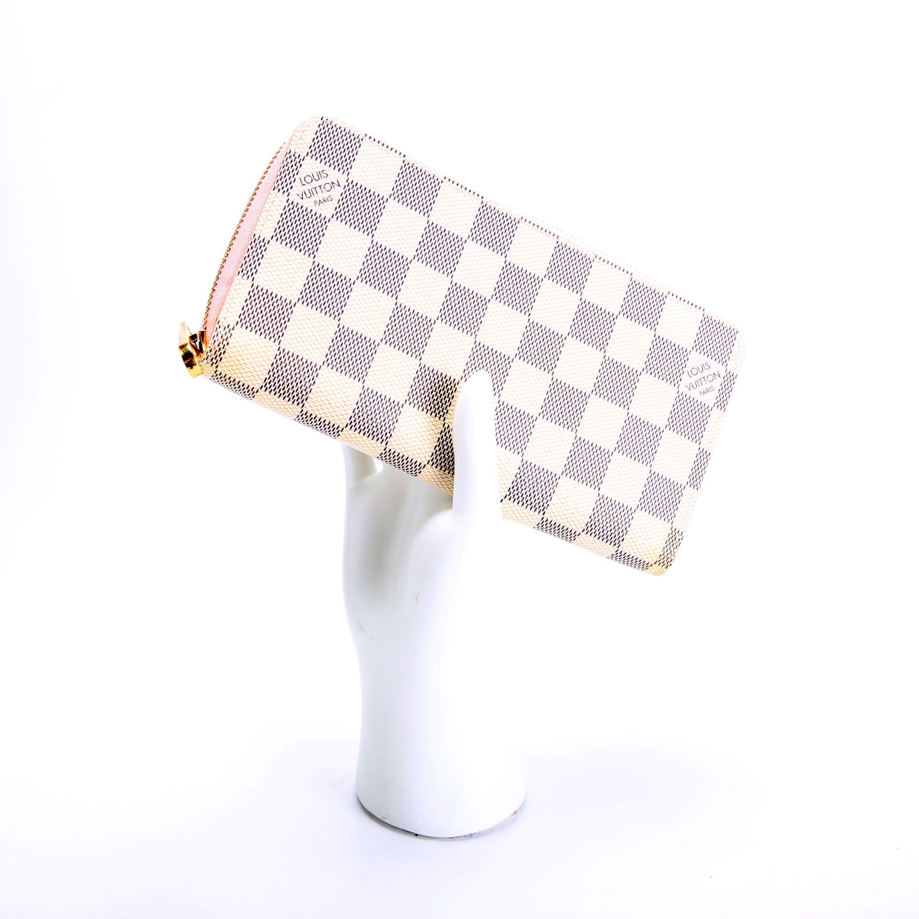 Zippy Wallet Damier Azur Pink