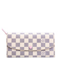 Emilie Wallet Damier Azur Newer Pink