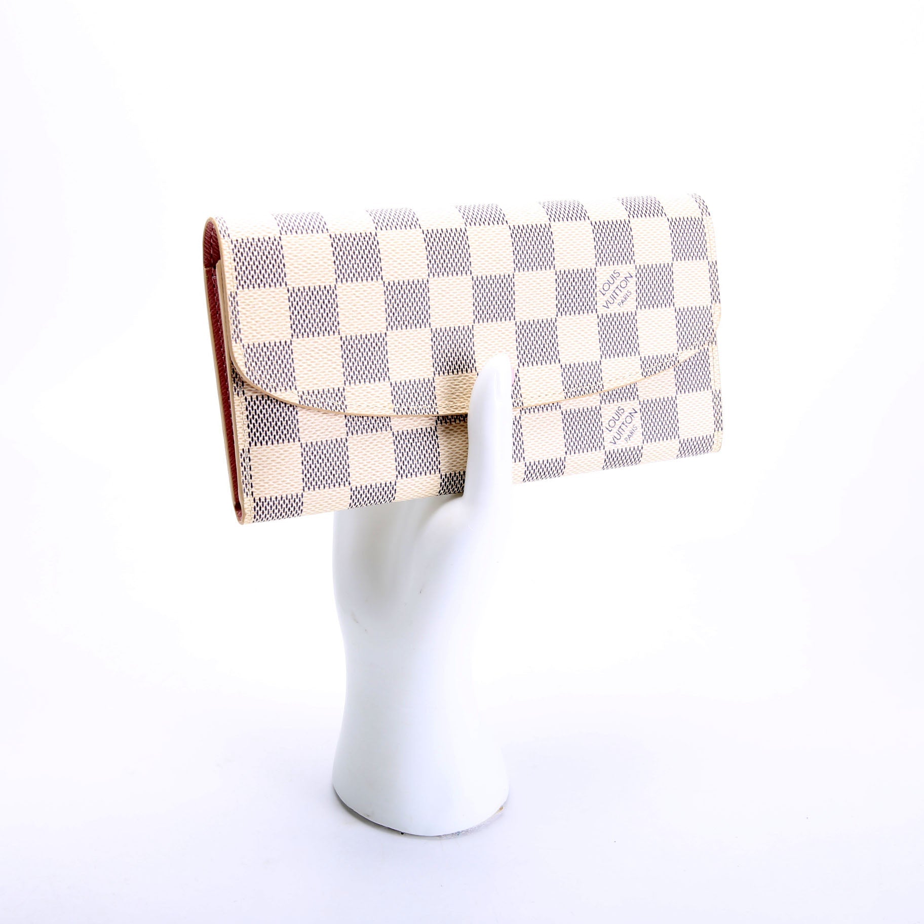 Emilie Wallet Damier Azur Newer Pink