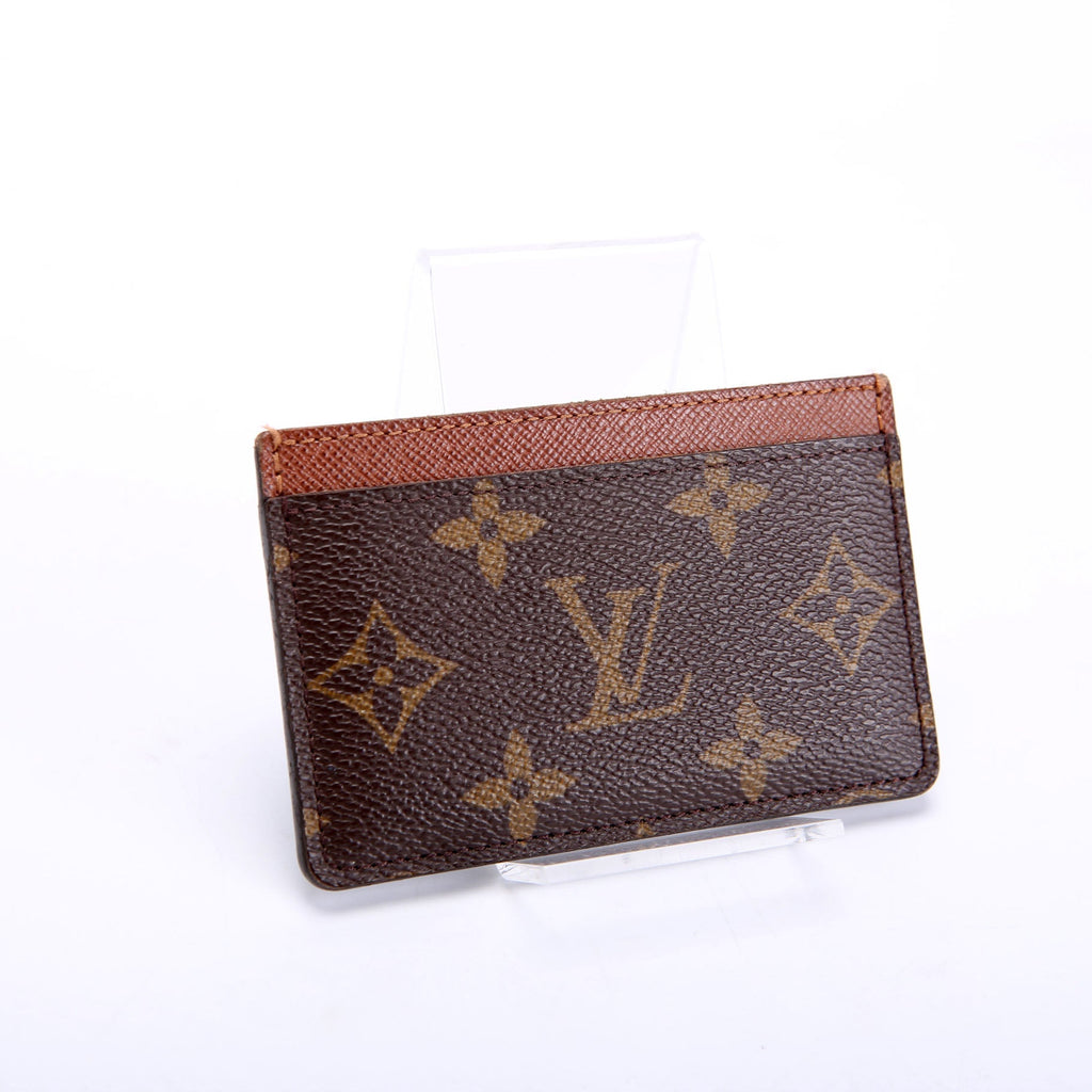 Card Holder Monogram Brown