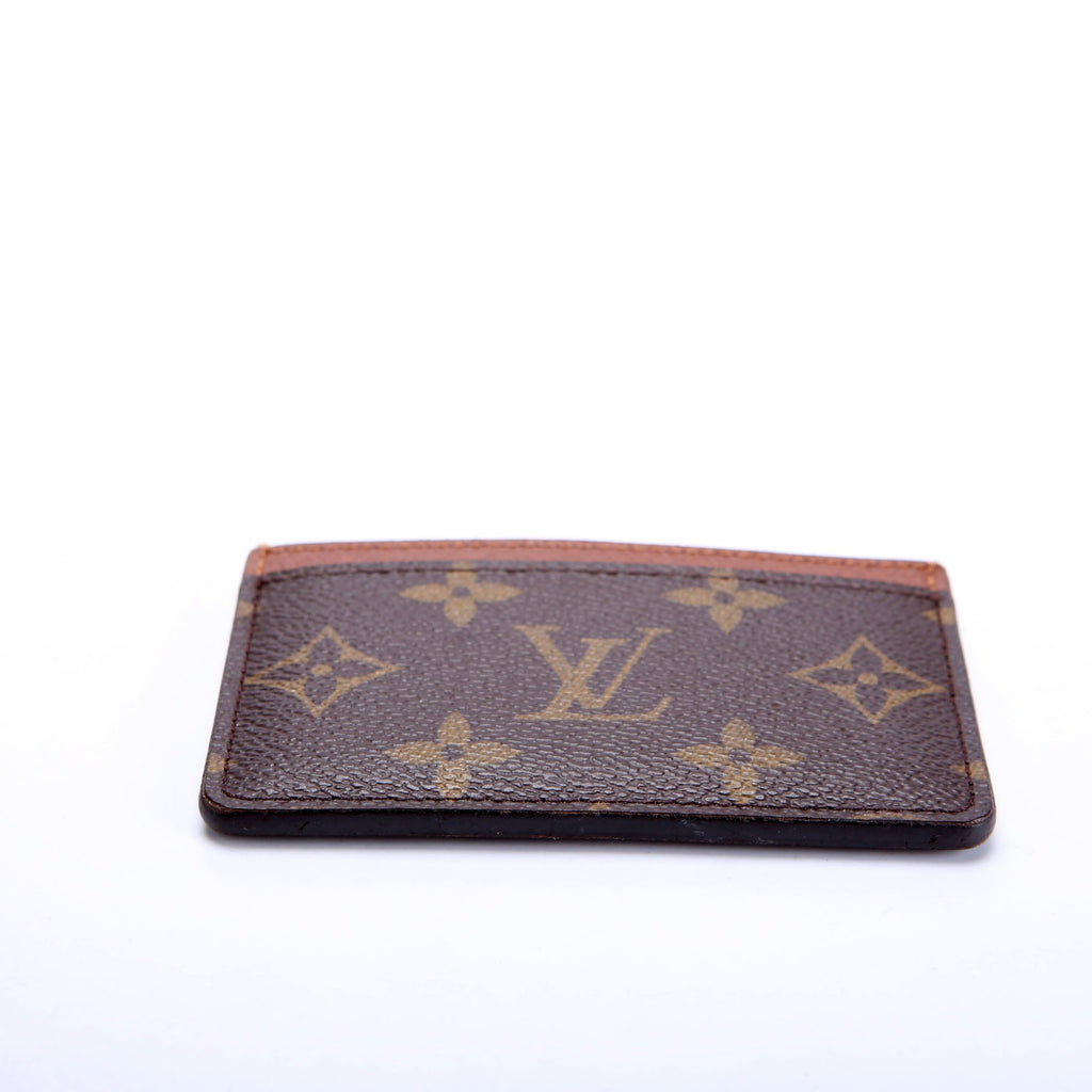 Card Holder Monogram Brown