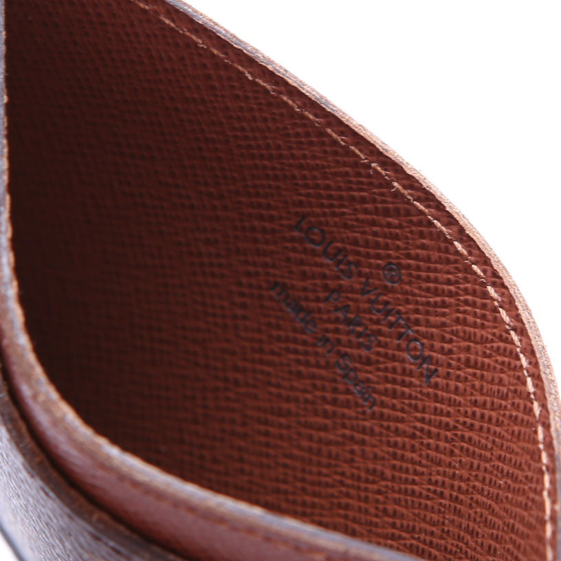 Card Holder Monogram Brown