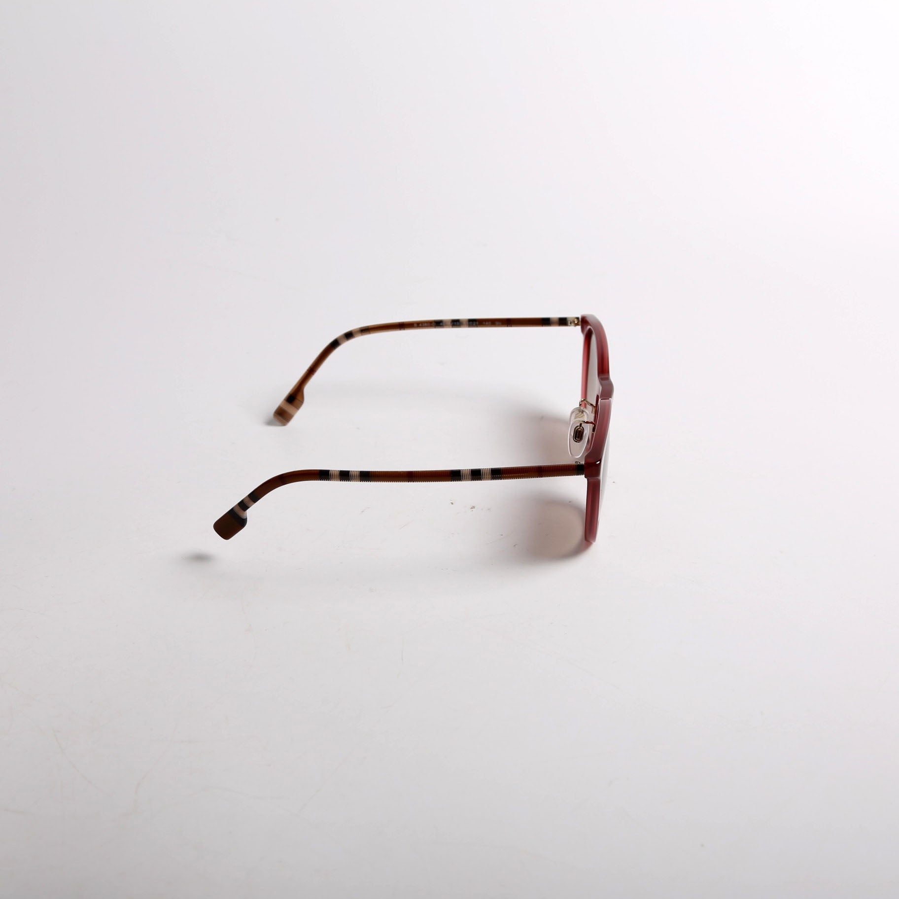 B4380 Bordeaux Round Sunglasses Plum