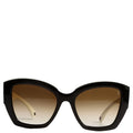6058 CC Acetate Sunglasses Black/White