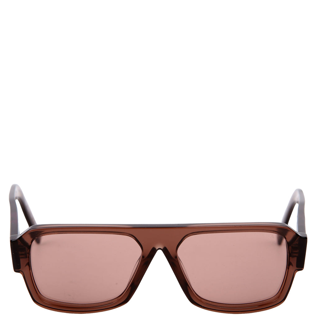 SPR22Y Symbole Pilot Wide Frame Sunglasses Brown