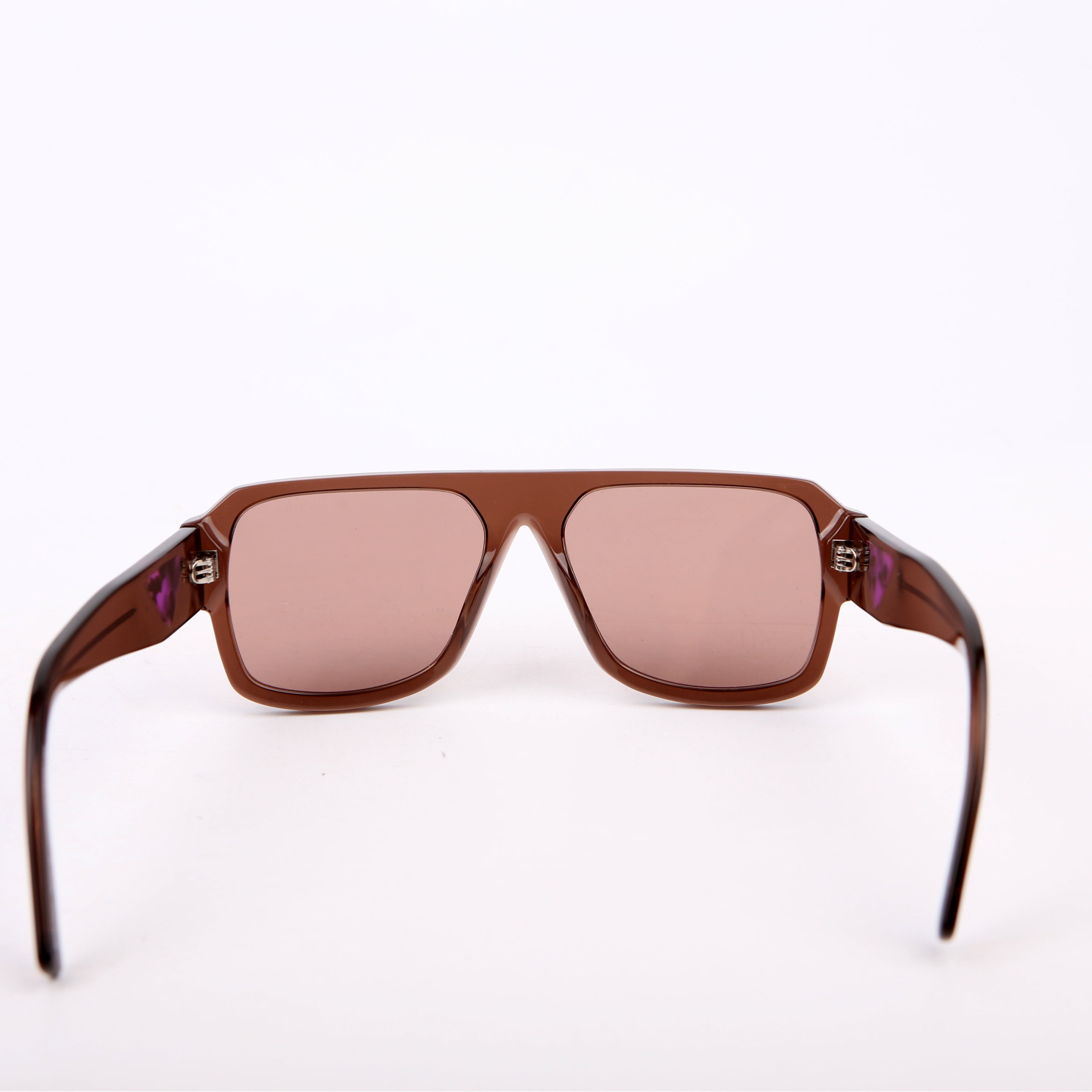 SPR22Y Symbole Pilot Wide Frame Sunglasses Brown
