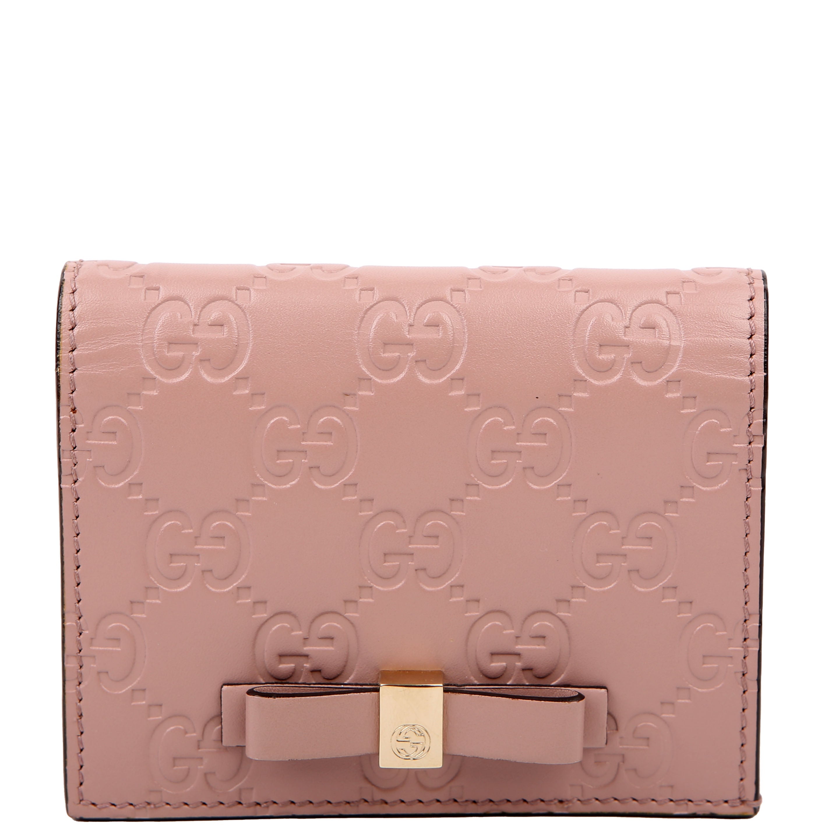 406924 Guccisima Card Holder Pink