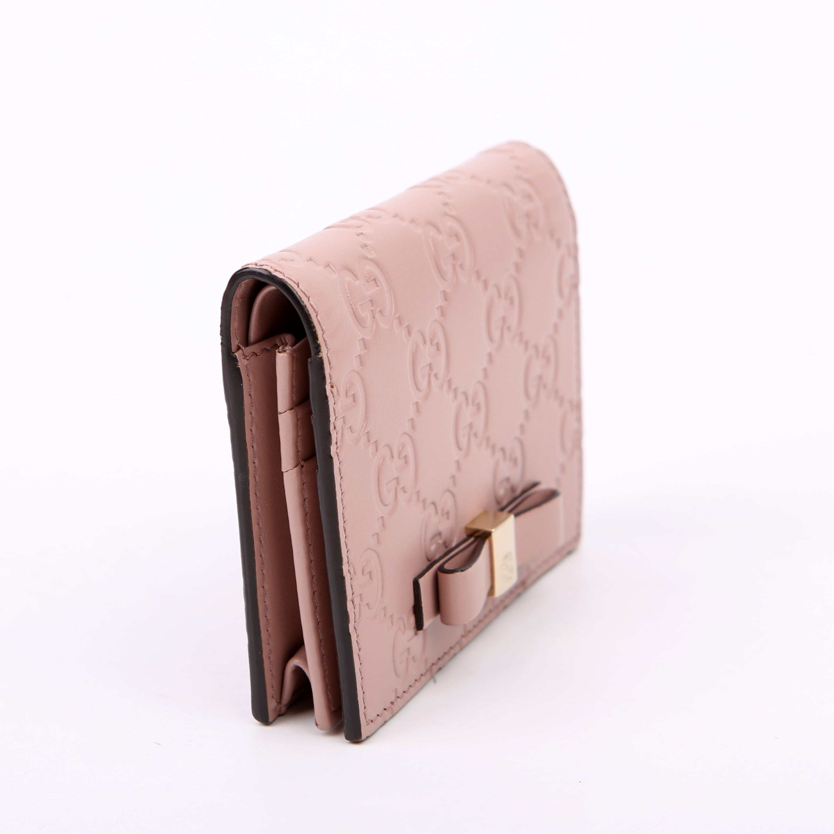 406924 Guccisima Card Holder Pink