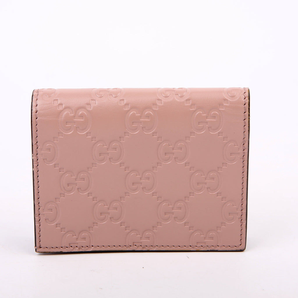 406924 Guccisima Card Holder Pink