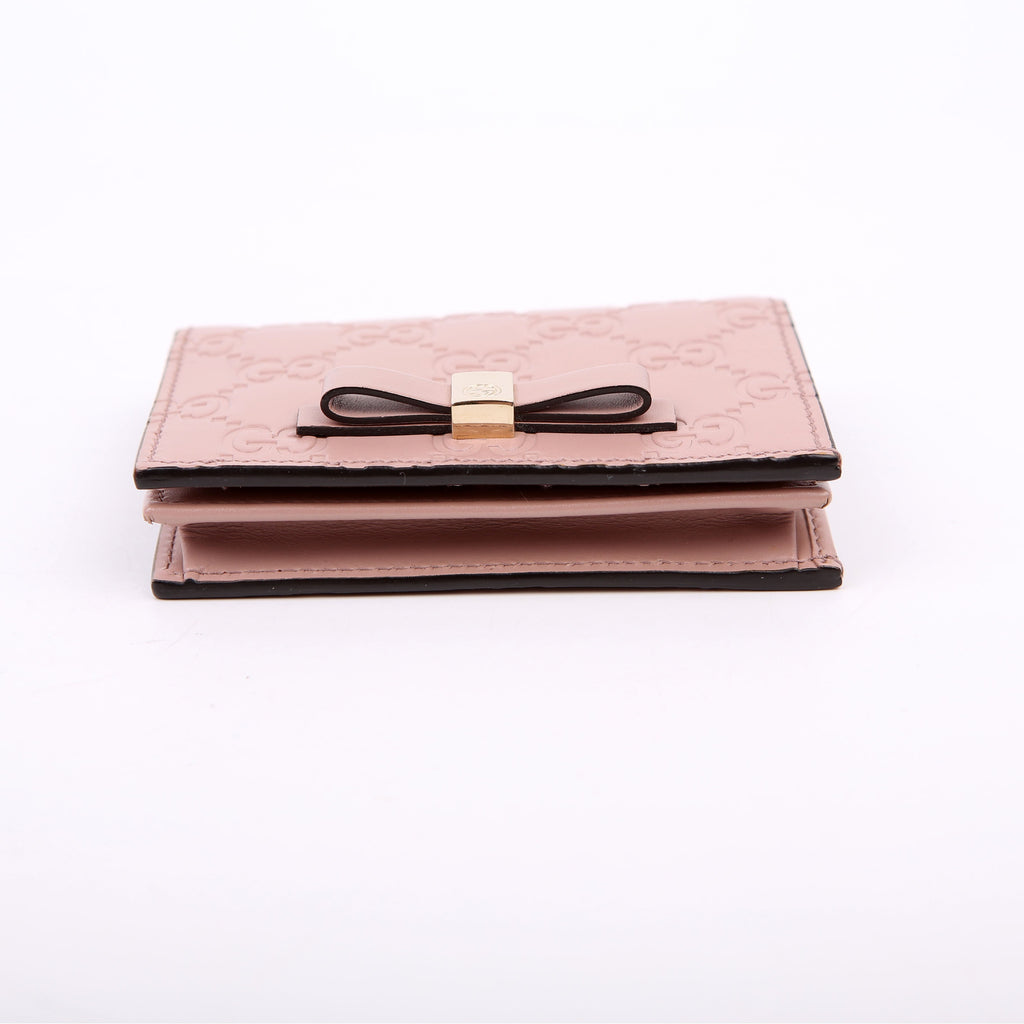 406924 Guccisima Card Holder Pink