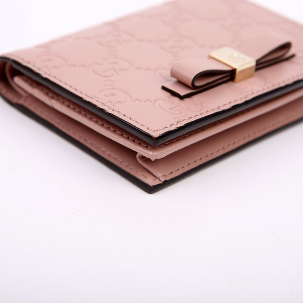 406924 Guccisima Card Holder Pink
