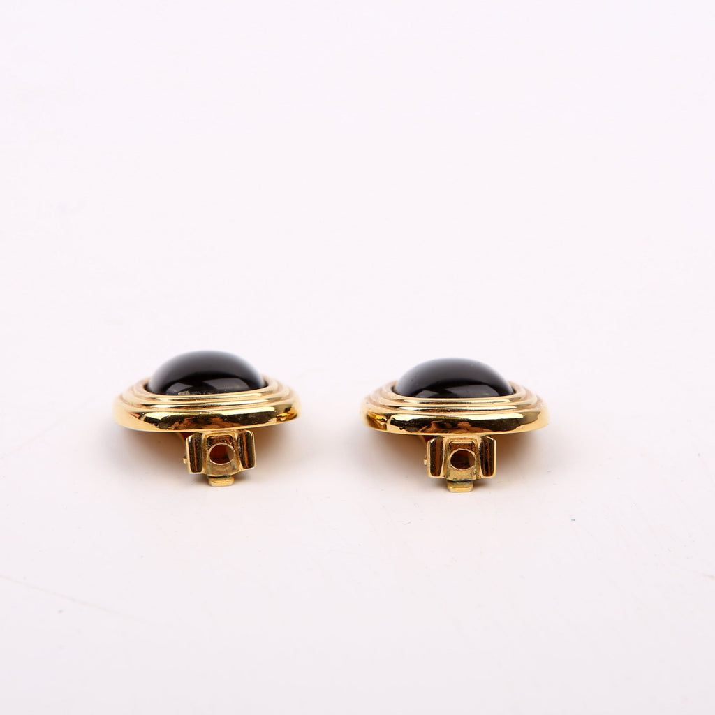 Resin Clip-Ons Vintage Earrings