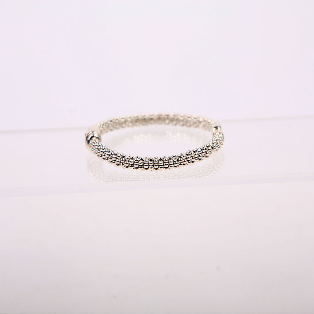 Caviar Spark Single Station Circle Bracelet 9MM Diamonds/925