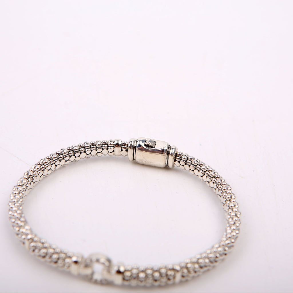 Caviar Spark Single Station Circle Bracelet 9MM Diamonds/925