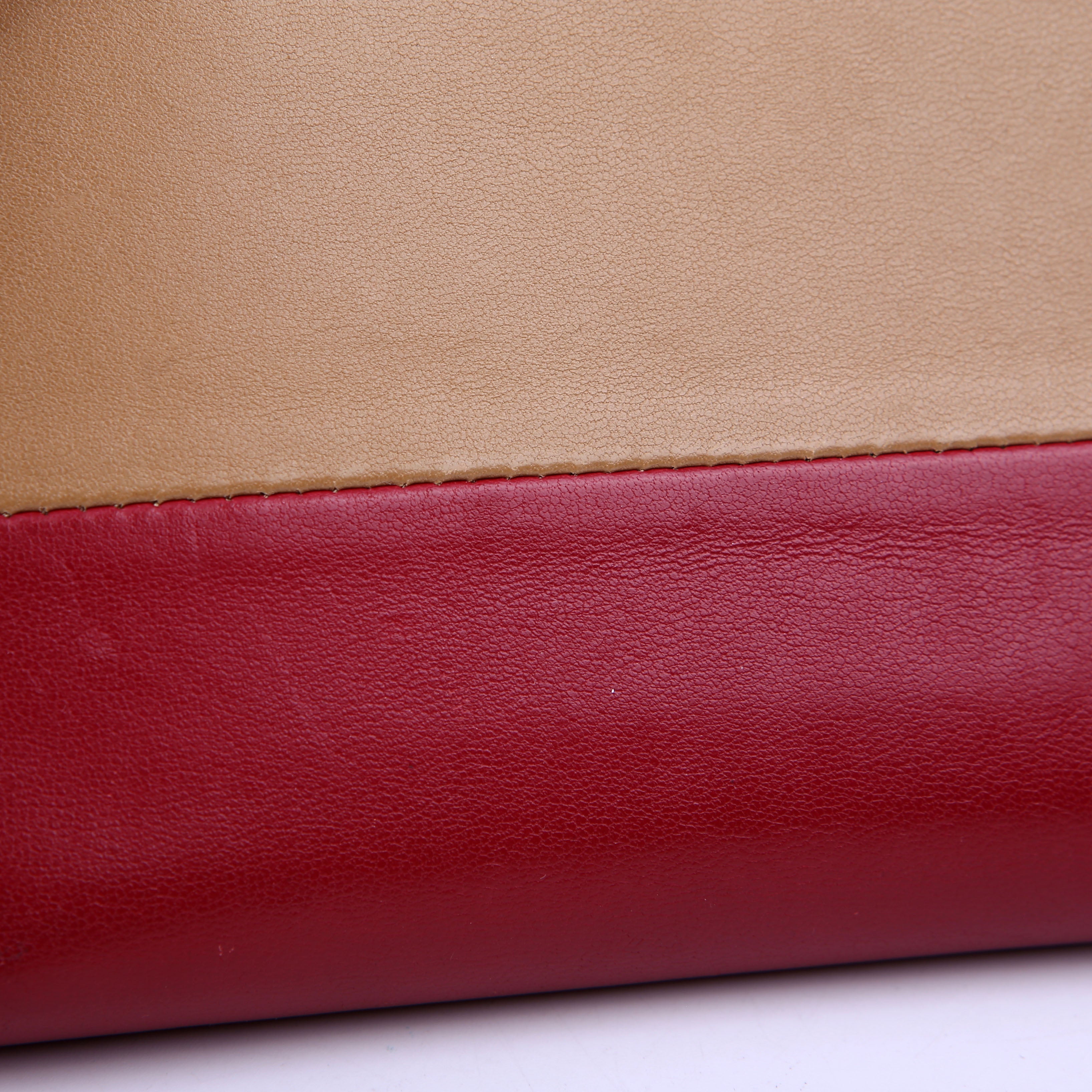 Continental Zip Wallet Tan/Red