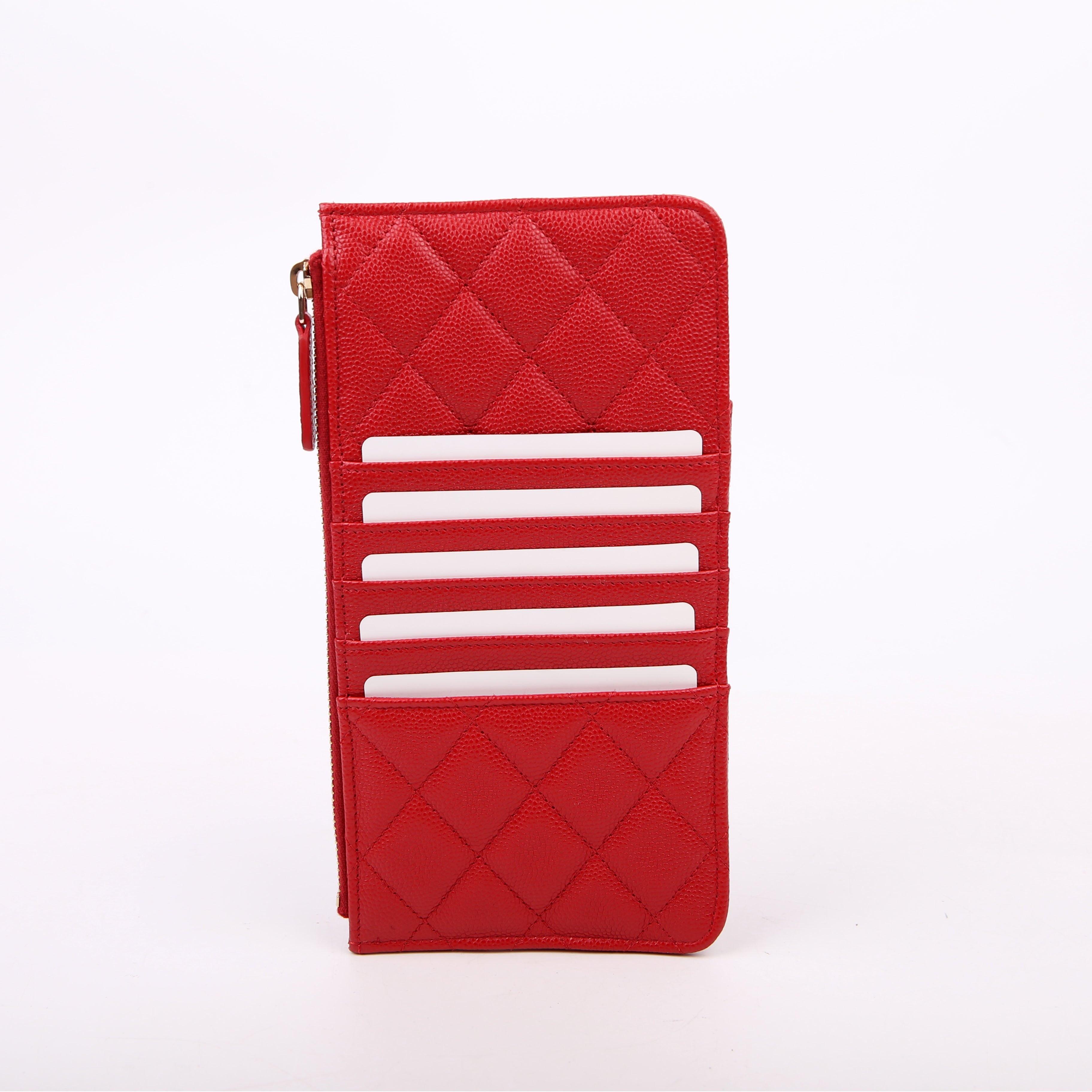 Classic Flat Wallet Phone Pouch 28M Red