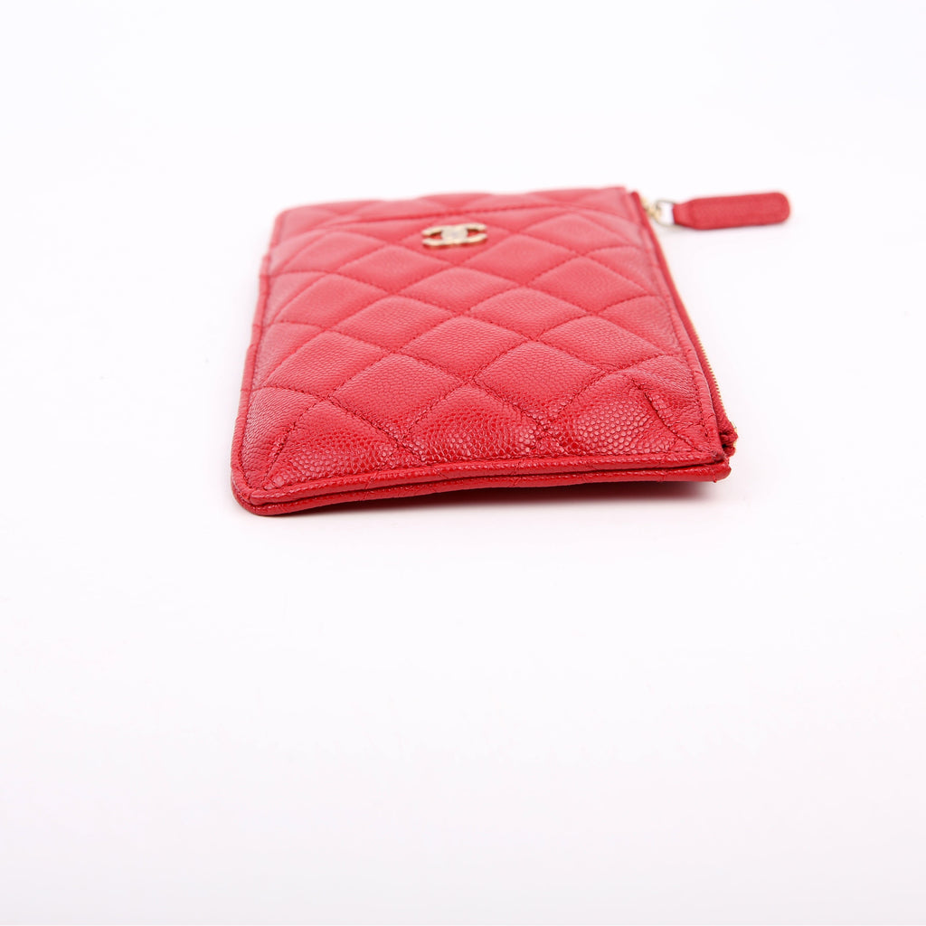Classic Flat Wallet Phone Pouch 28M Red