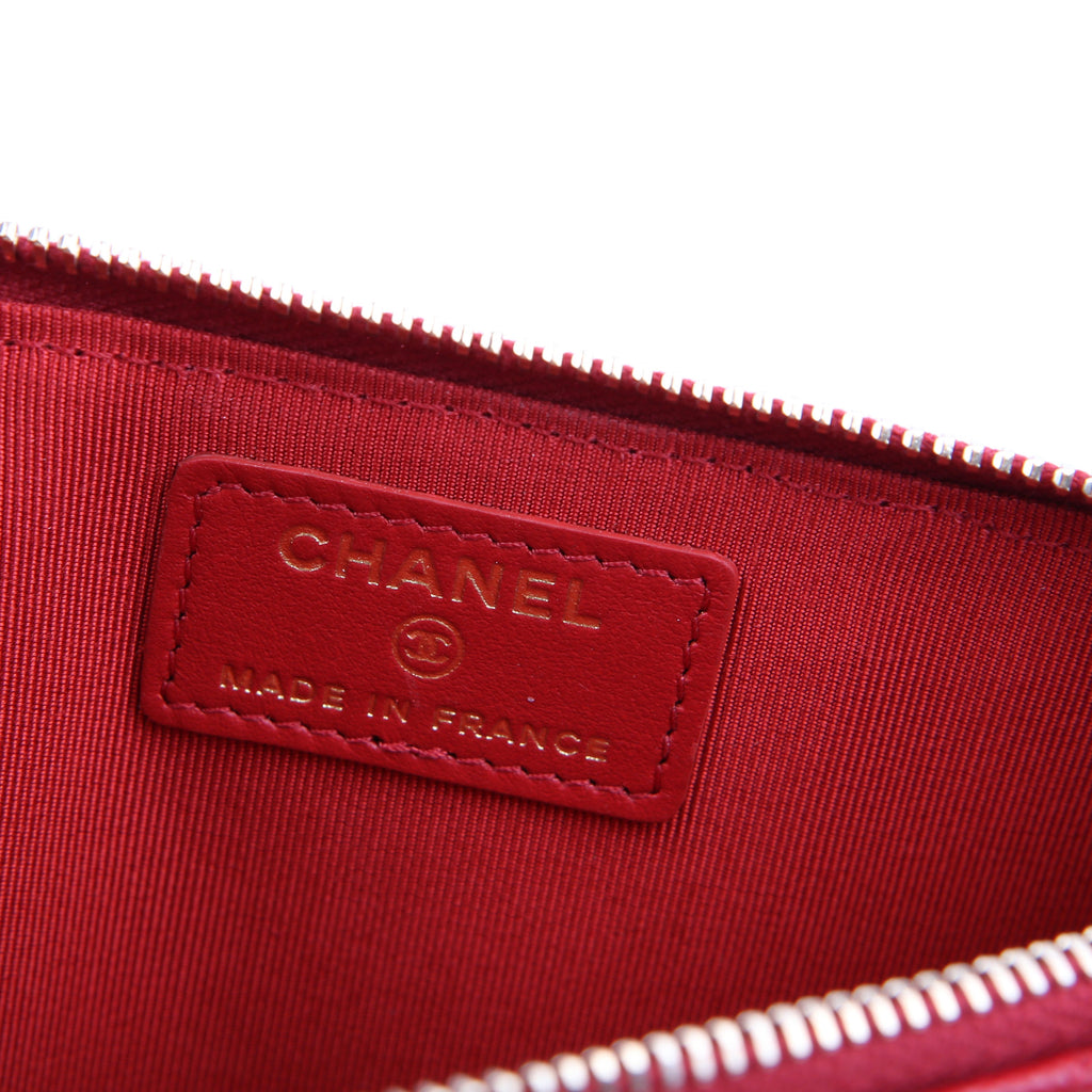 Classic Flat Wallet Phone Pouch 28M Red