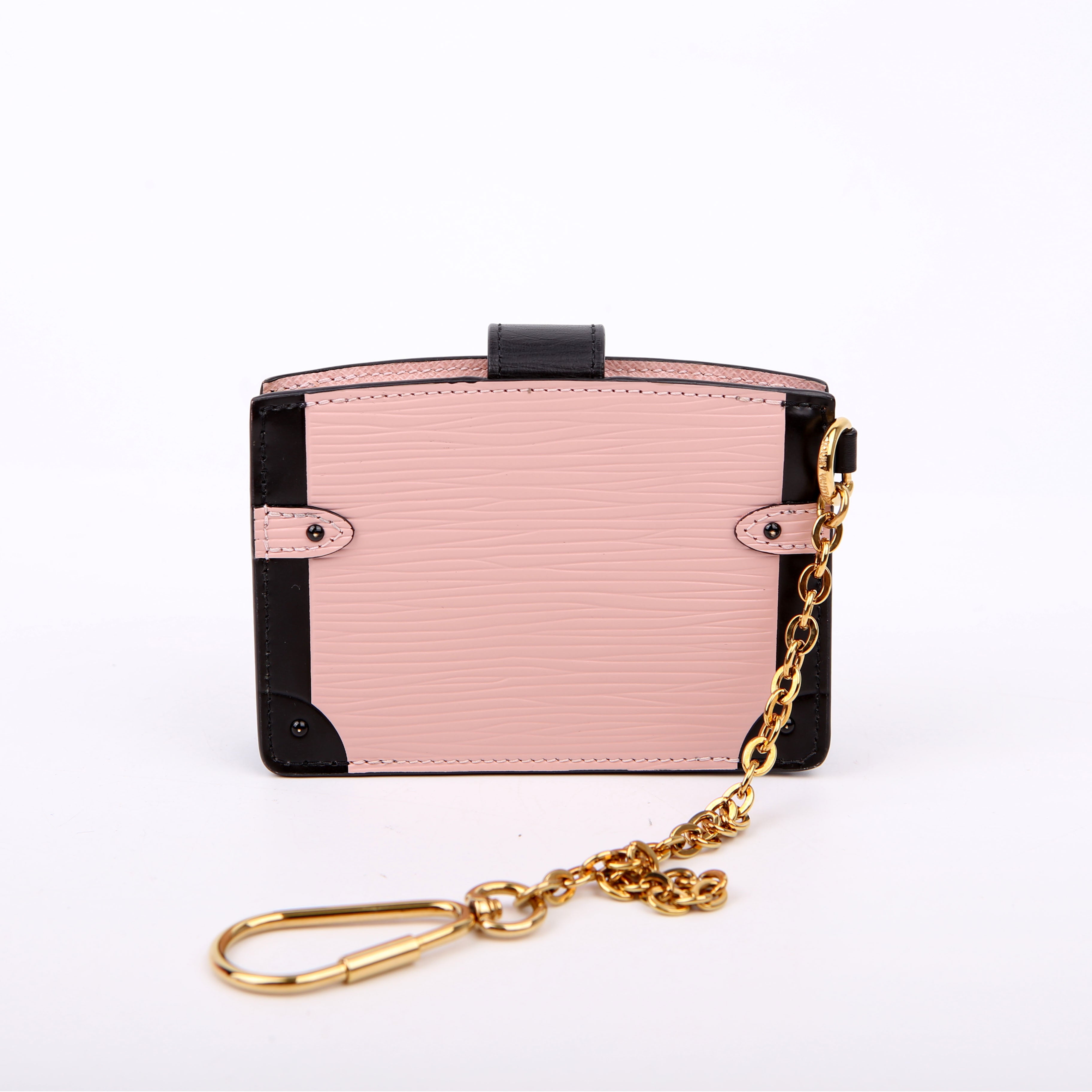 Trunk Multicartes Card Holder Epi Black/Pink
