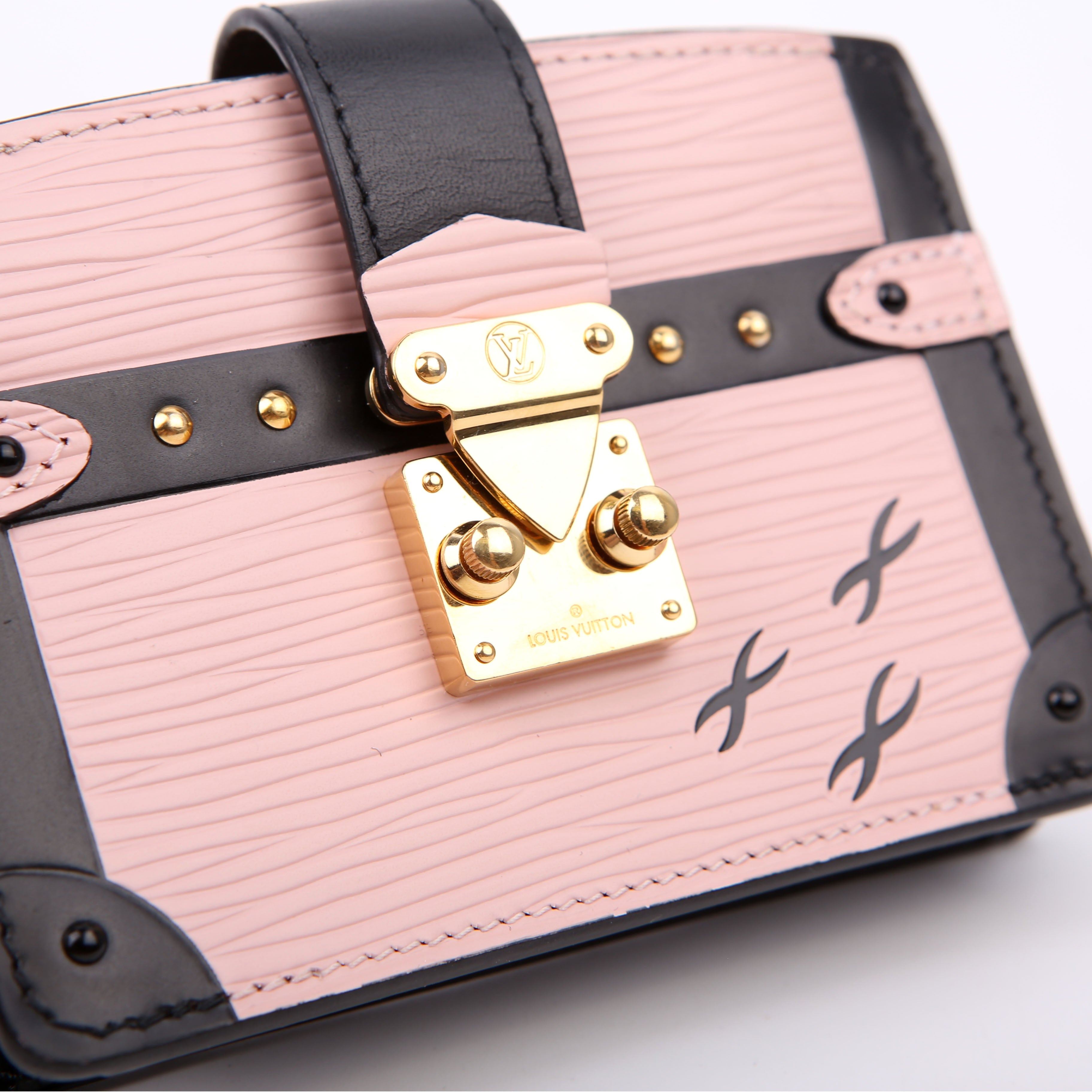 Trunk Multicartes Card Holder Epi Black/Pink