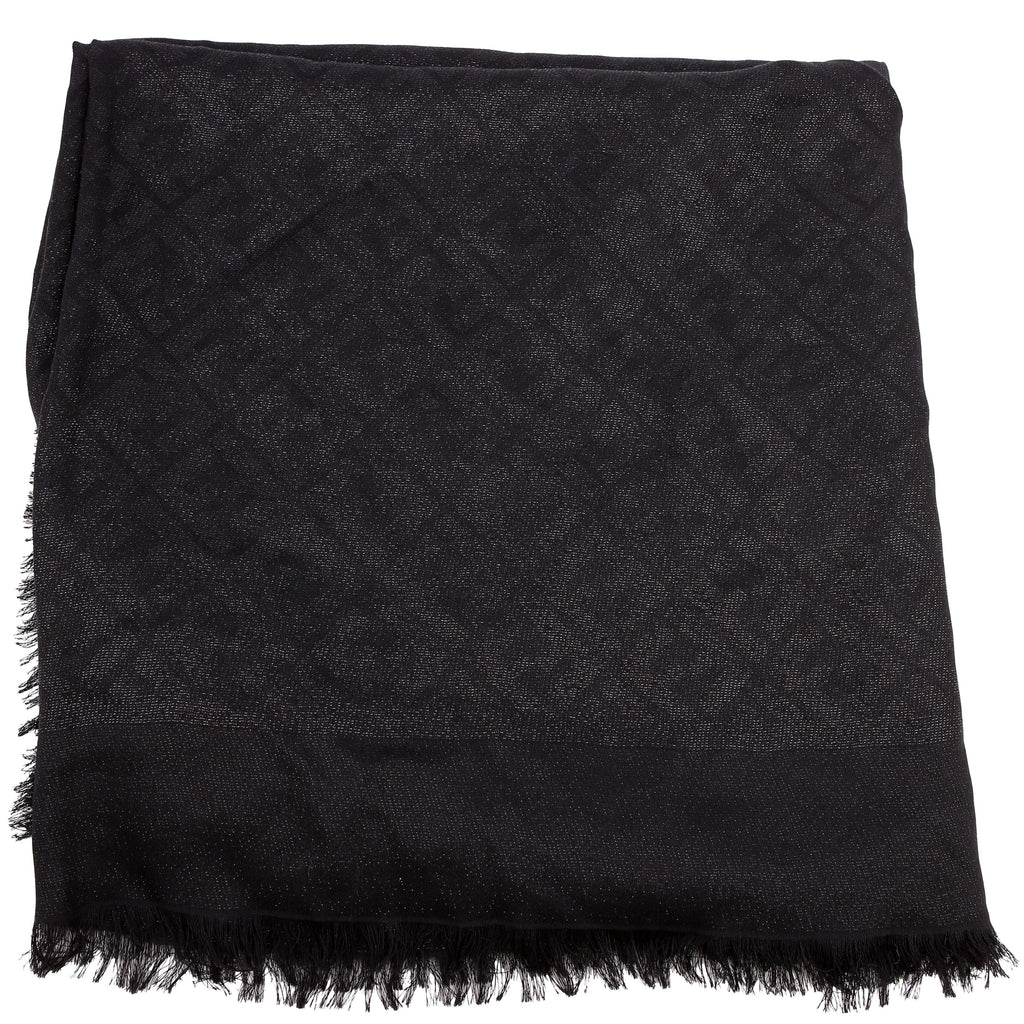 FF Silk/Wool Shawl Black