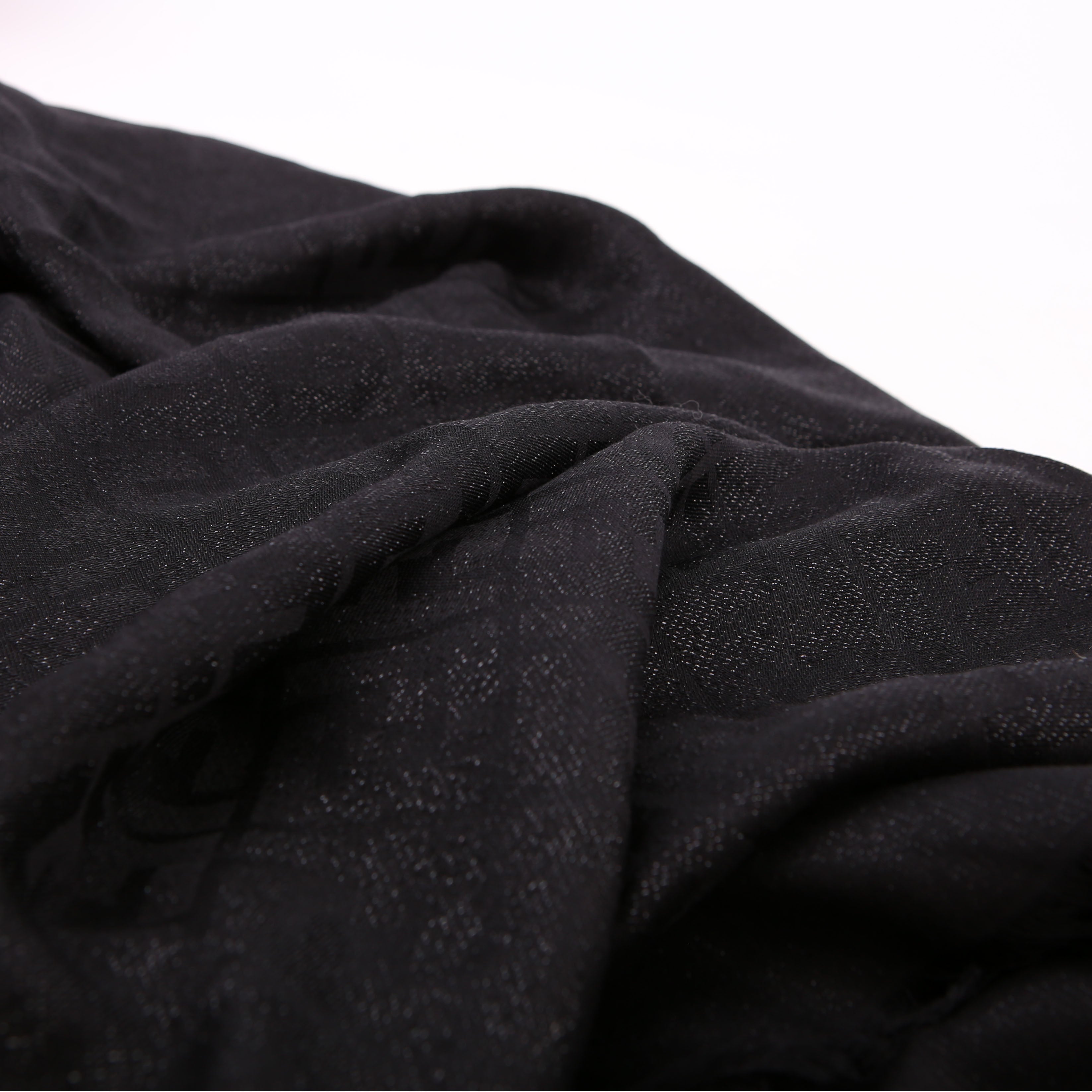 FF Silk/Wool Shawl Black
