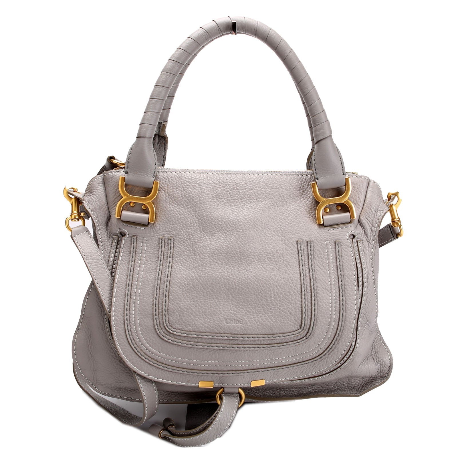 Marcie Satchel Medium Grey