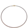 Classic Cable Lock Collar 925/585 Necklace Silver
