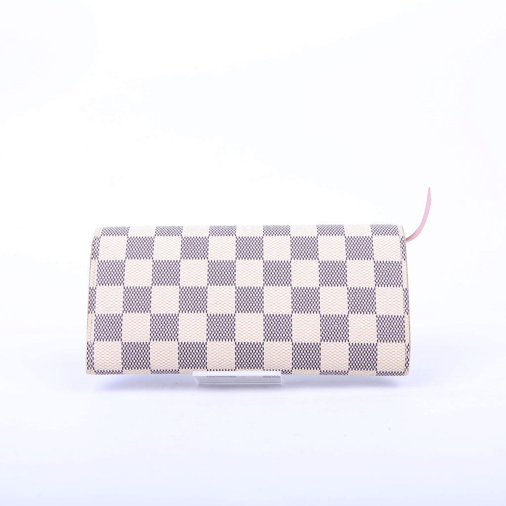 Emilie Wallet Newer Damier Azur Pink