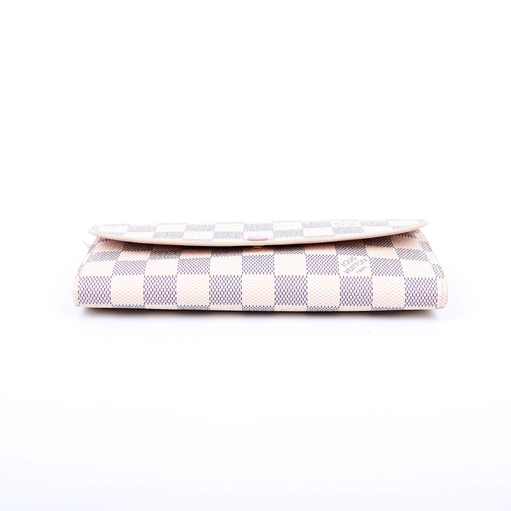 Emilie Wallet Newer Damier Azur Pink
