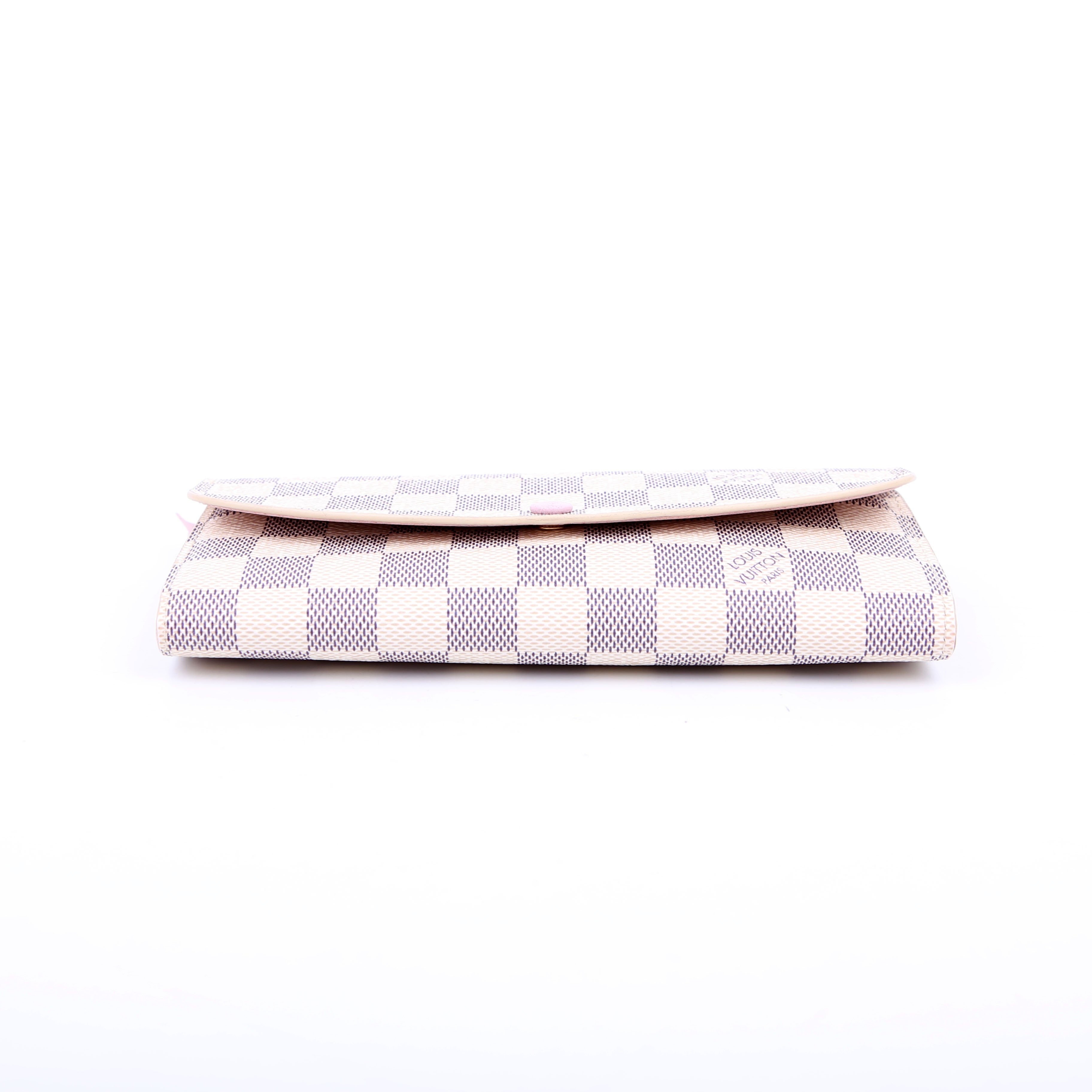 Emilie Wallet Newer Damier Azur Pink