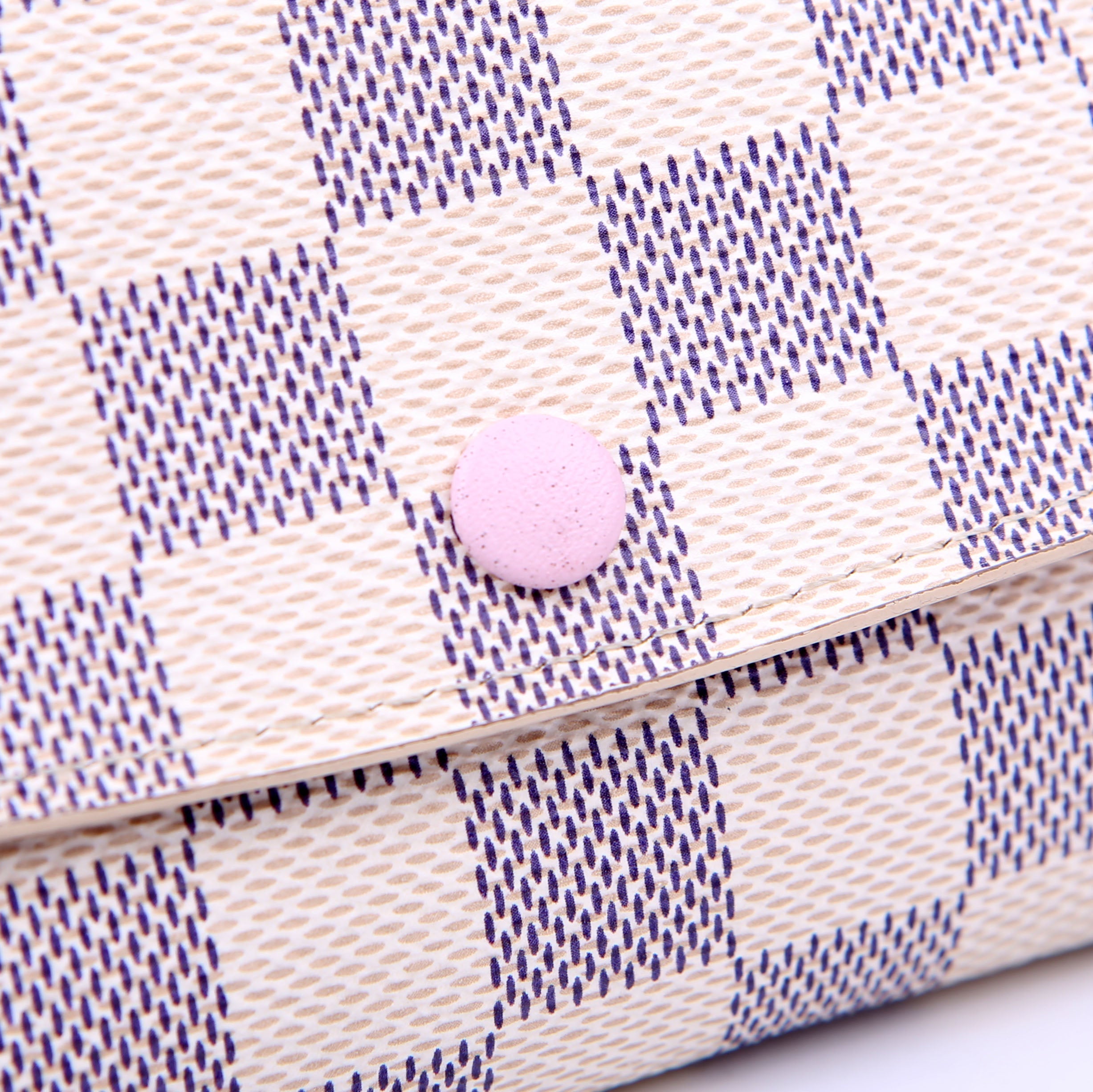 Emilie Wallet Newer Damier Azur Pink