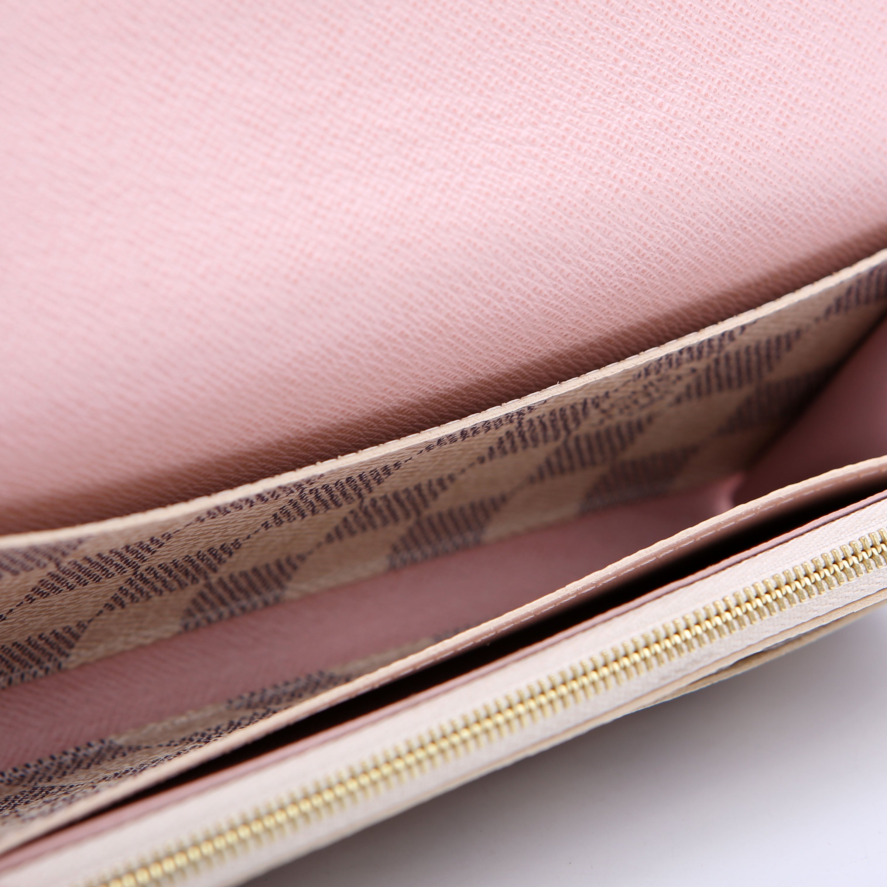 Emilie Wallet Newer Damier Azur Pink