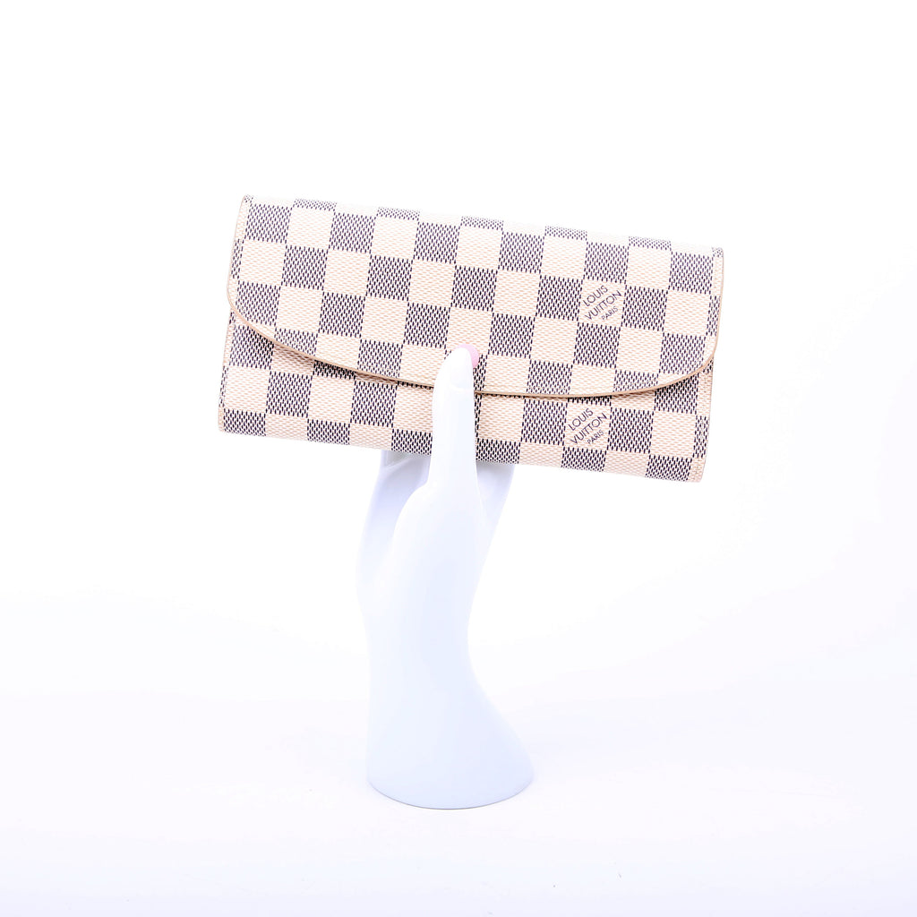 Emilie Wallet Newer Damier Azur Pink
