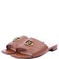Jolie Slide Sandals Size 37.5 Brown