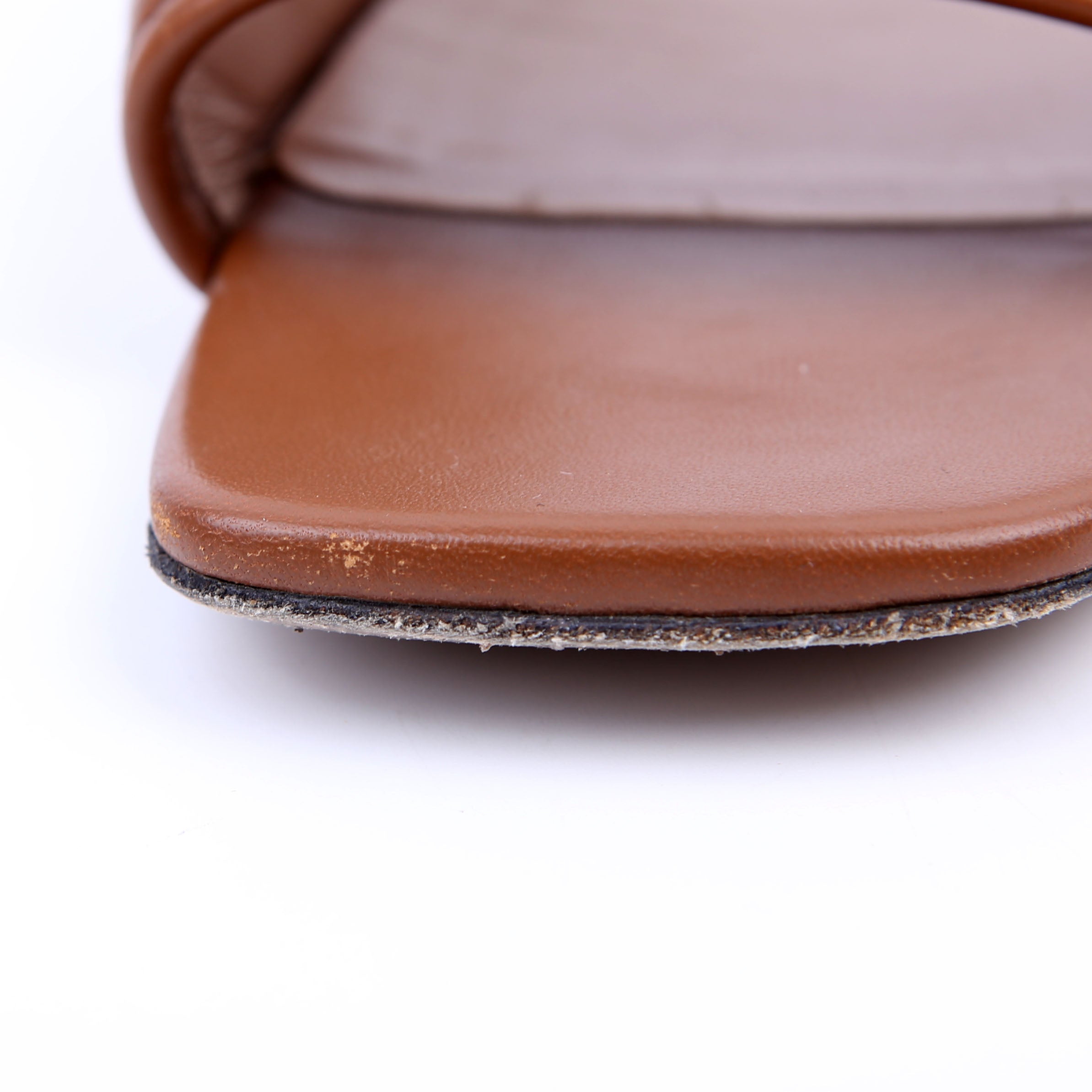 Jolie Slide Sandals Size 37.5 Brown