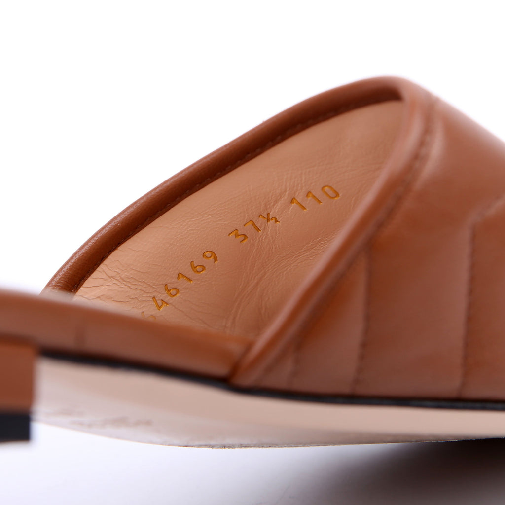 Jolie Slide Sandals Size 37.5 Brown