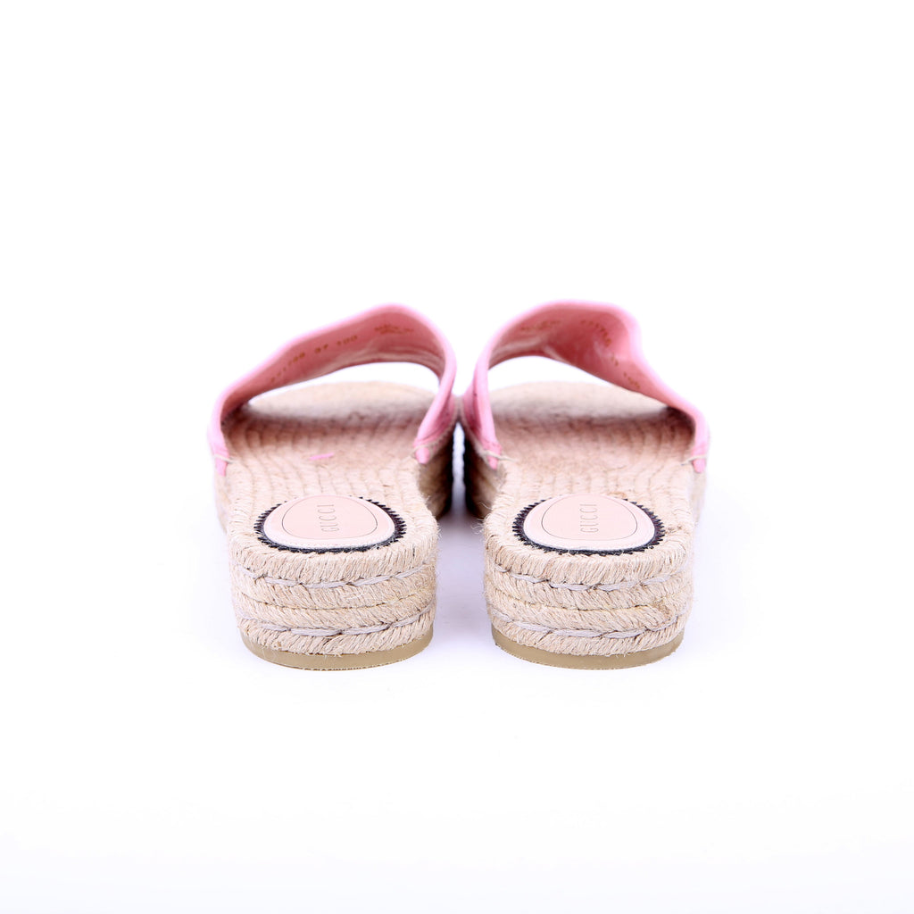 Gucci Espadrille Slides Size 37