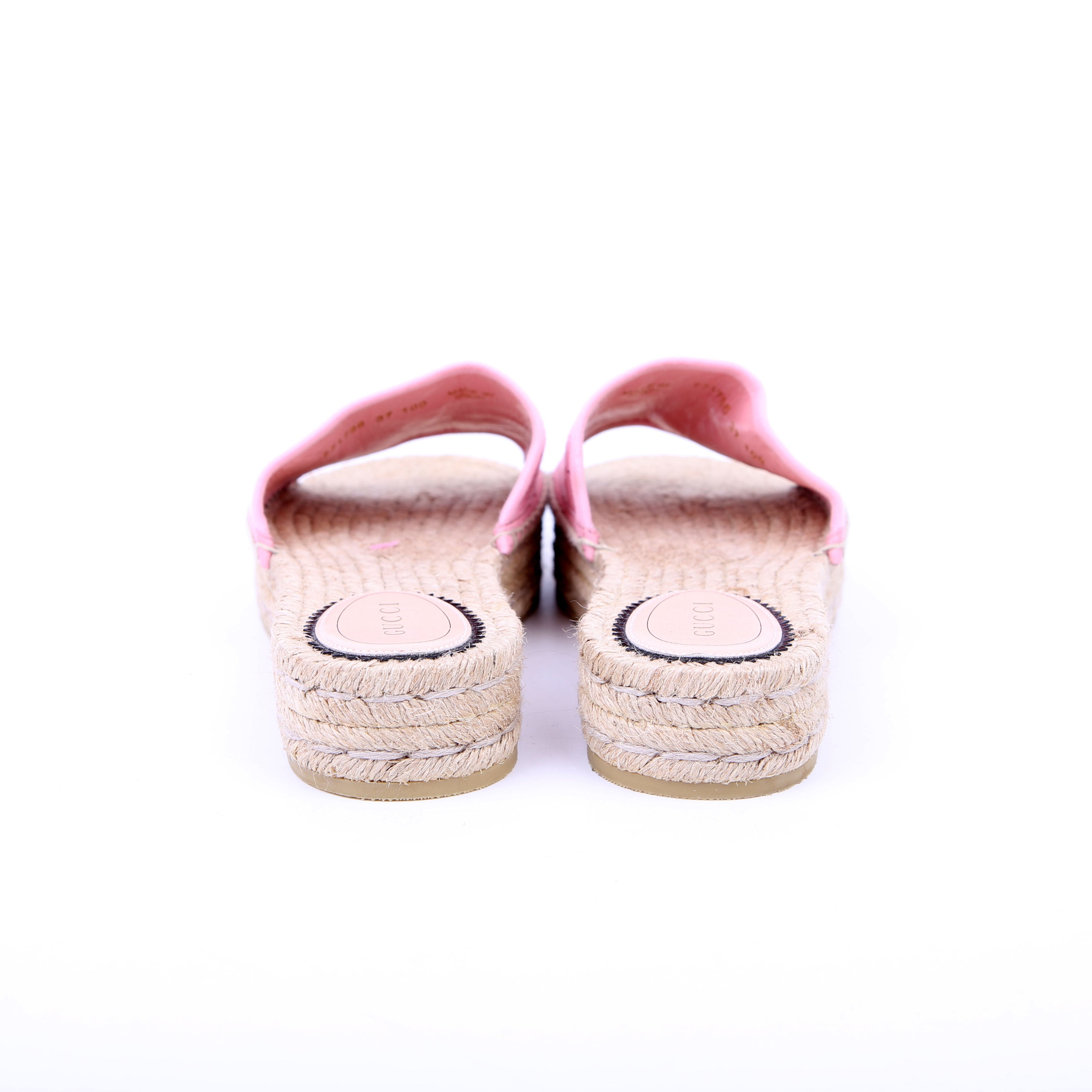 Gucci Espadrille Slides Size 37
