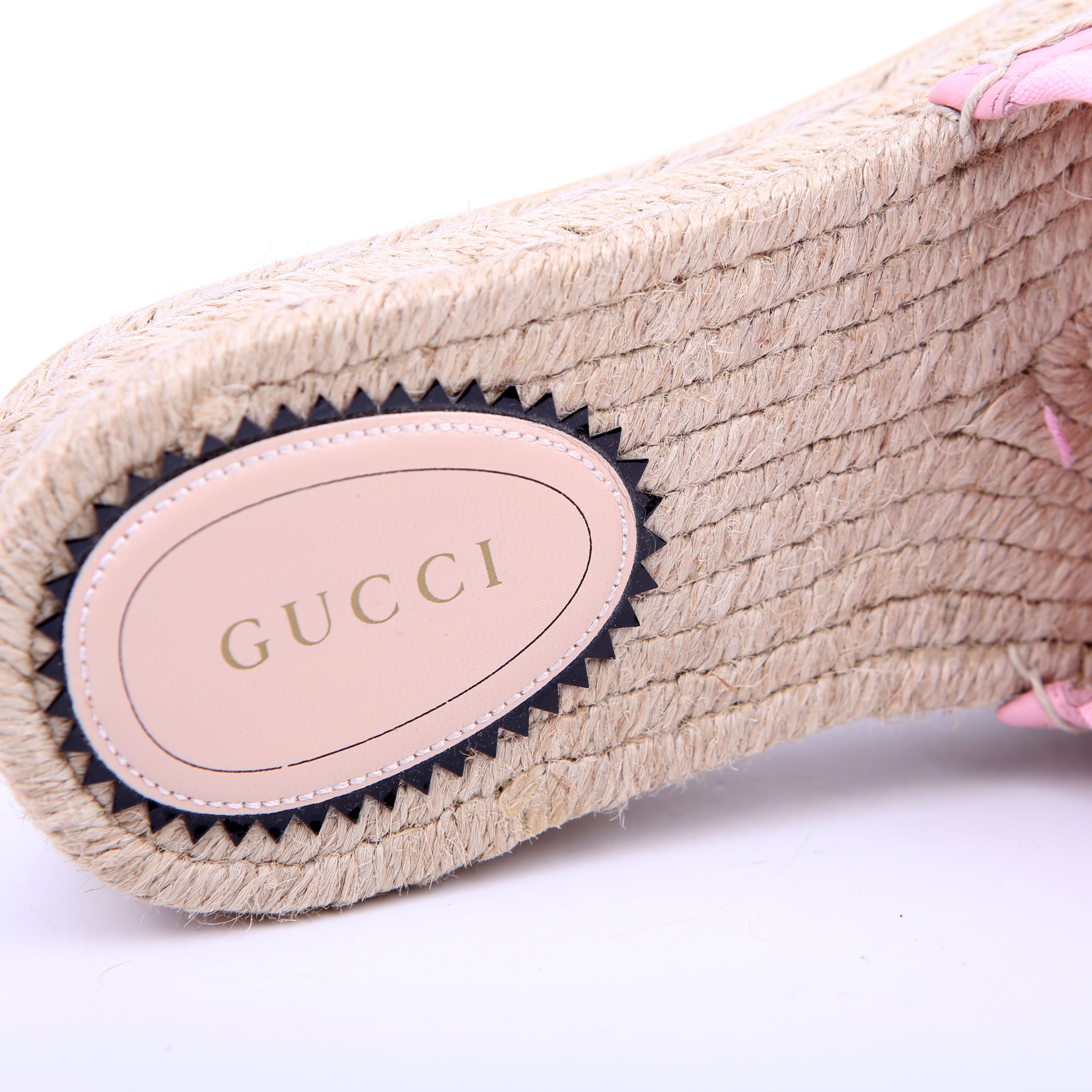 Gucci Espadrille Slides Size 37